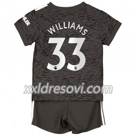 Manchester United Williams 33 Drugi Dječji Komplet Dresovi za Nogomet 2020-2021 (+ kratke hlače)